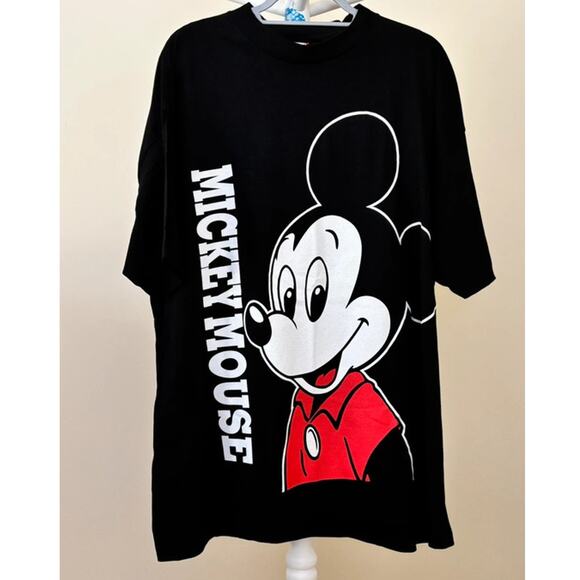 Vintage Disney Parks Mickey Mouse T-Shirt Front and Back Graphics Unisex 4XL - Picture 1 of 6